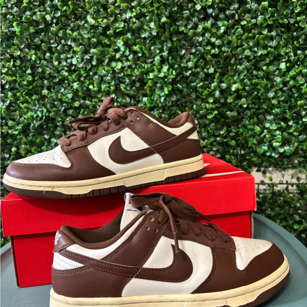 Nike Brown and White Sneakers